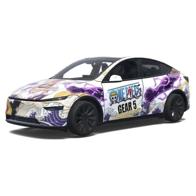 五檔紫色閃電 – 特斯拉 Model Y 塗裝