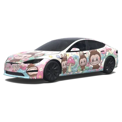 Labubu (Labubu.) – Tesla Model S Wrap