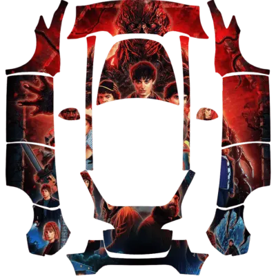 怪奇物語（Stranger Thing） – 特斯拉 Model Y 塗裝