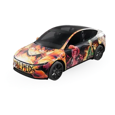 海賊王（ONE PIECE） – 特斯拉 Model Y 塗裝