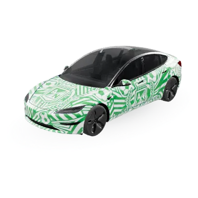 Del Verde (Del verde) – Tesla Model 3 Wrap