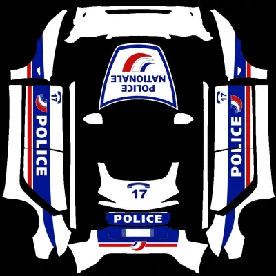 Police Nationale – Tesla Model 3 Wrap
