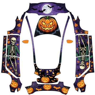 Wrap Halloween (Halloween wrap) – covering Tesla Model 3