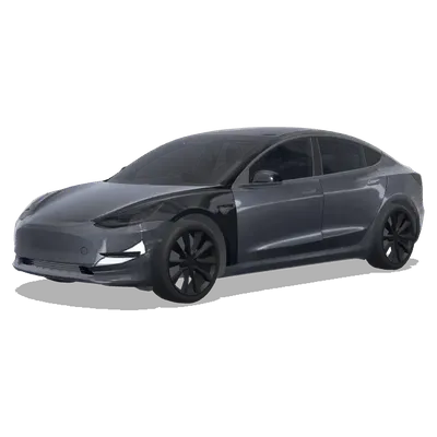 全黑化细节处理 – テスラ Model 3 ラッピング