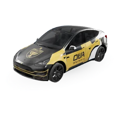 Beitar (בית"ר) – Tesla Model Y Wrap