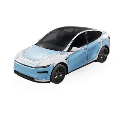 Морозно-голубой (Frost blue seema jiwani) – оклейка Tesla Model Y