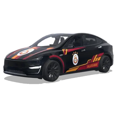 加拉塔薩雷黑金主題 – 特斯拉 Model Y 塗裝