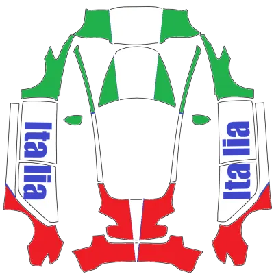 Drapeau italien (Italia-bandiera) – covering Tesla Model 3