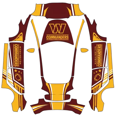 Commanders – Tesla Model 3 Wrap
