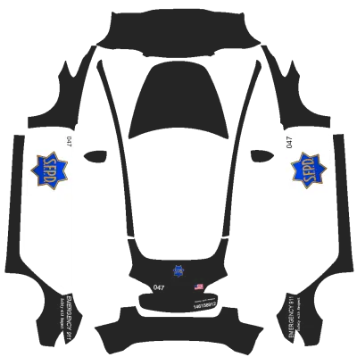 SFPD – оклейка Tesla Model 3