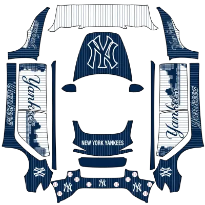 ヤンキース (Yankees) – テスラ Model 3 ラッピング