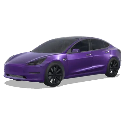 Make it purple – Tesla Model 3 wrap