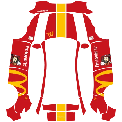 Макдоналдс Усаги (McDonald's‌_Usagi‌) – оклейка Tesla Model Y