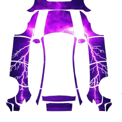 紫色閃電（Purple lightning） – 特斯拉 Model Y 塗裝
