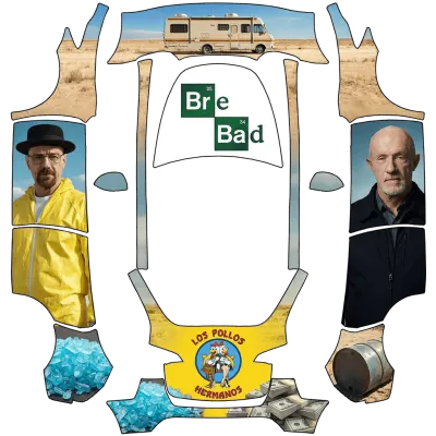 Во все тяжкие (Breaking Bad.) – оклейка Tesla Model Y