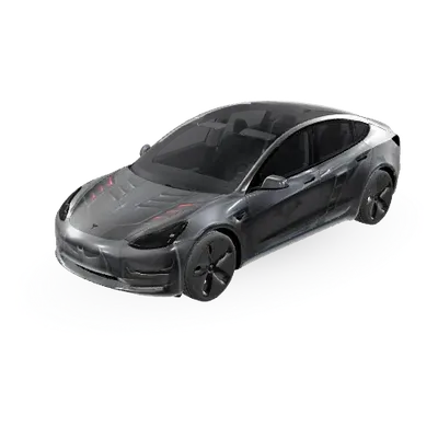 Бэтмобиль (Batmobile) – оклейка Tesla Model 3