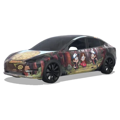 gravity falls – Tesla Model 3 wrap