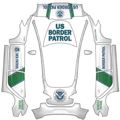 Patrouille frontalière (Border patrol) – covering Tesla Model 3