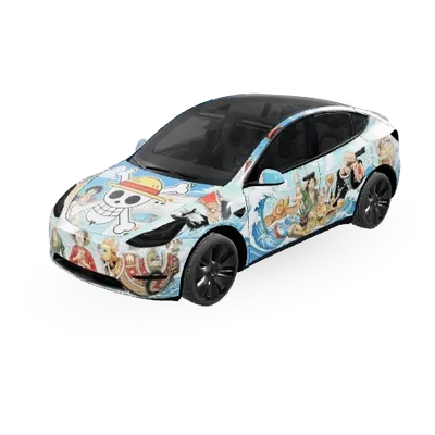 海賊王1（One Piece 1） – 特斯拉 Model Y 塗裝