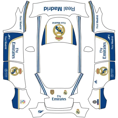 REAL MADRID – Tesla Model Y wrap