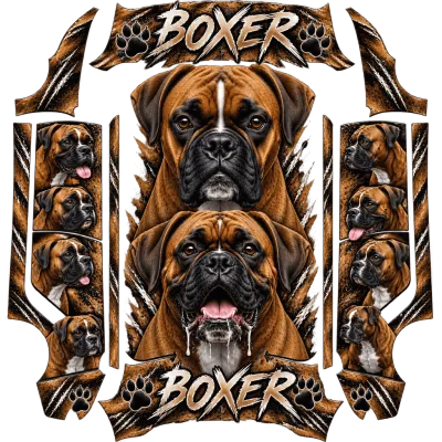 拳師犬（Boxer Dog） – 特斯拉 Model 3 塗裝