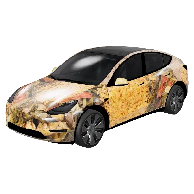 Праздник риса (Spiced Rice Fiesta) – оклейка Tesla Model Y