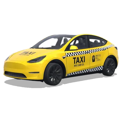 紐約計程車棋盤格條紋 – 特斯拉 Model Y 塗裝