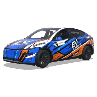 拉力赛定制Logo（rally, with the logo i provided） – 特斯拉 Model Y 涂装