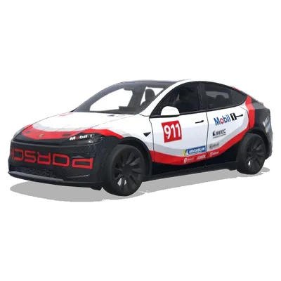 GT3 R Style – Tesla Model Y wrap