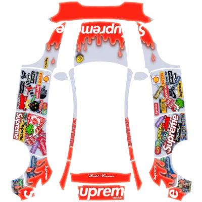 supreme_j – оклейка Tesla Model Y
