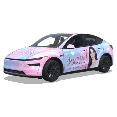 Girls' Generation Taeyeon (少女时代，金泰妍，应援车) – Tesla Model Y Wrap