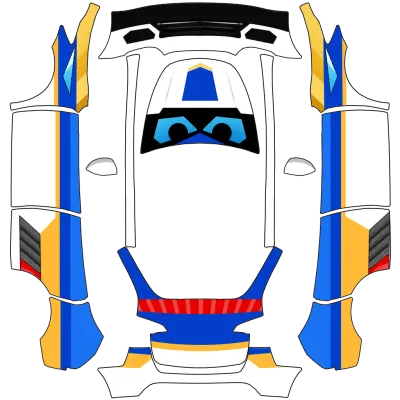 藍警（Bluecop） – 特斯拉 Model Y 塗裝