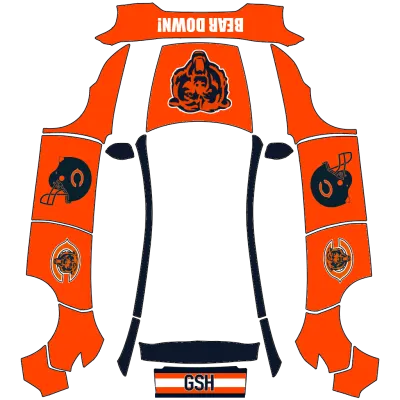 시카고 베어스 (Chicago Bears Bear Down) – 테슬라 Model Y 랩핑