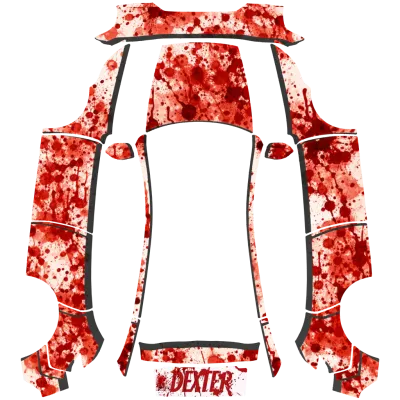 嗜血法醫血跡噴濺（Dexter - Blood Spatter） – 特斯拉 Model Y 塗裝