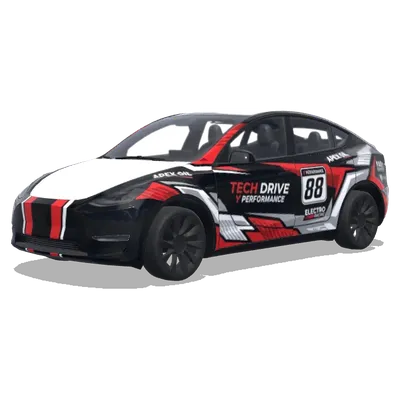 Техно Драйв 88 – оклейка Tesla Model Y