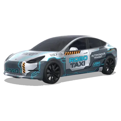 로보택시 (robo taxi) – 테슬라 Model 3 랩핑