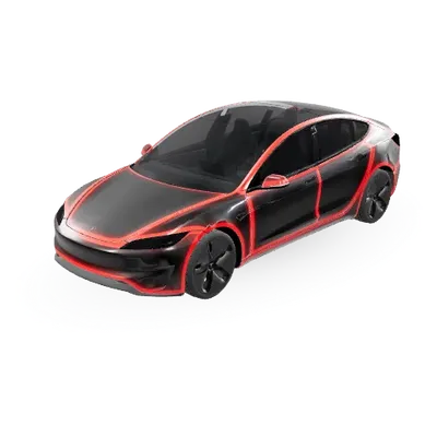 Tron Legacy – Tesla Model 3 wrap