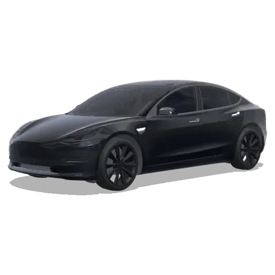black – Tesla Model 3 wrap