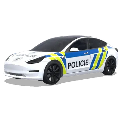 Полиция Чехии (Czech Republic Police) – оклейка Tesla Model 3