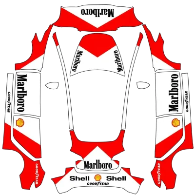 Malboro Racing – Tesla Model 3 wrap