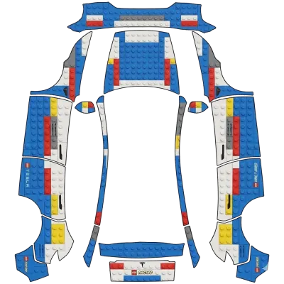 Lego – Tesla Model Y wrap
