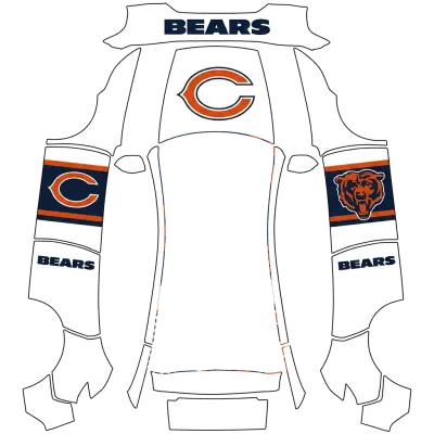 Chicago Bears (Chicago bears) – Tesla Model Y Wrap