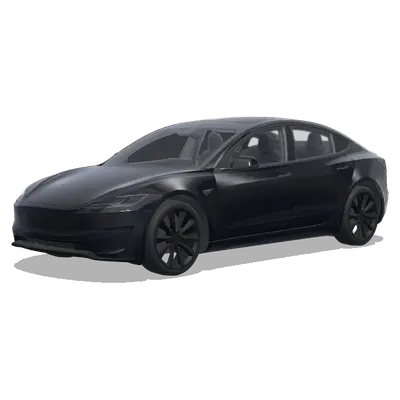 Black semi-matte – Tesla Model 3 wrap