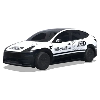 Voiture Initial D (头文字D车) – covering Tesla Model Y L