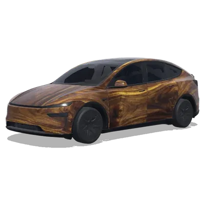 Nanmu Holz Textur (金丝楠木质感) – Tesla Model Y L Wrap