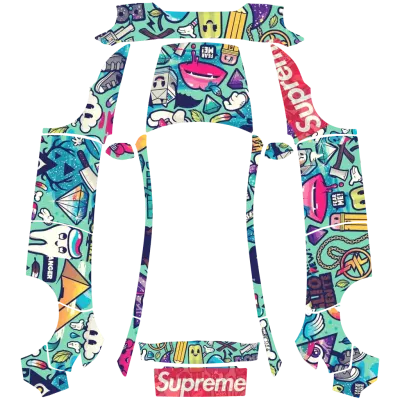 Tag Supreme (Supreme tag) – covering Tesla Model Y