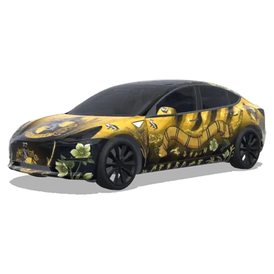 harry potter hufflepuff – Tesla Model 3 wrap