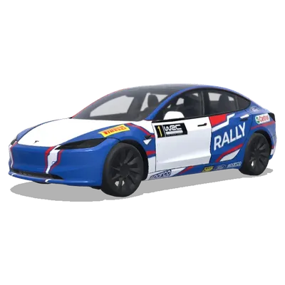wrc rally – Tesla Model 3 wrap