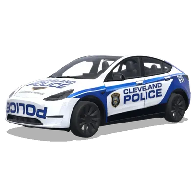 Полиция Кливленда (Cleveland Police) – оклейка Tesla Model Y