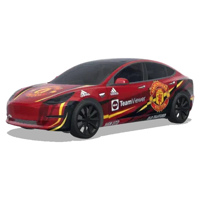 曼联（Manchester United） – 特斯拉 Model 3 涂装